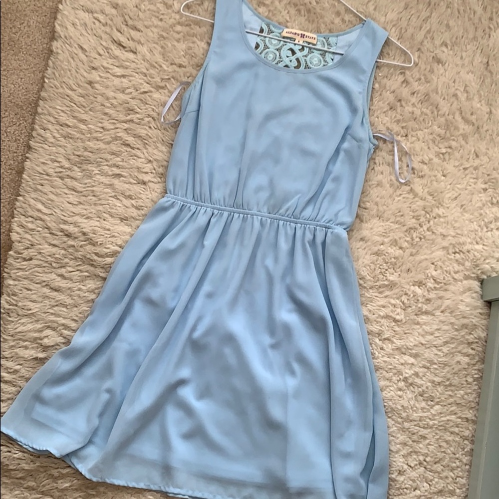 Blue Altar’d State Dress with Lace Detail